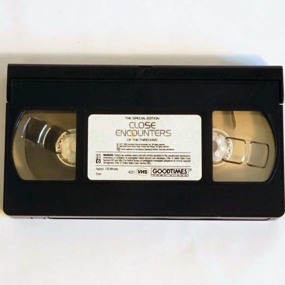 Vintage 1977 Close Encounters of the Third Kind VHS Movie. Steven Spielberg. - Picture 6 of 8
